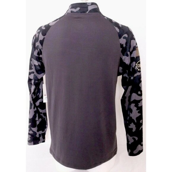 NEW Louisiana State LSU Tigers Colosseum OHT Camouflage 1/4 Zip Shirt Men's L - Picture 2 of 9